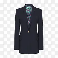 纯色单排一粒扣西装上衣-空若网 纯色单排一粒扣西装上衣-空若网