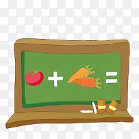 黑板上的加减法-空若网 黑板上的加减法-空若网