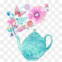 手绘 茶壶-空若网 手绘 茶壶-空若网