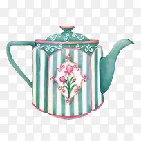 手绘茶壶-空若网 手绘茶壶-空若网