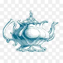 手绘茶壶-空若网 手绘茶壶-空若网