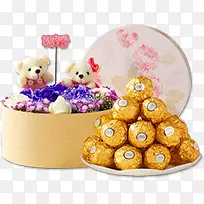 可爱小熊费列罗巧克力-空若网 可爱小熊费列罗巧克力-空若网