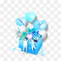 创意极简520海报插画-空若网 创意极简520海报插画-空若网