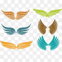 彩色翅膀集合-空若网 彩色翅膀集合-空若网