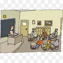 学习课堂矢量课程素材-空若网 学习课堂矢量课程素材-空若网