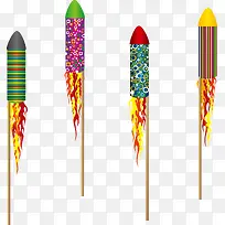 节日彩色烟花礼炮-空若网 节日彩色烟花礼炮-空若网