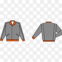 正反面服装图-空若网 正反面服装图-空若网