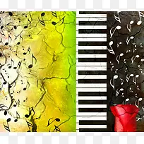 音乐琴键背景-空若网 音乐琴键背景-空若网