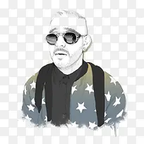 灰色时尚大叔-空若网 灰色时尚大叔-空若网