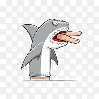 手指木偶鲸鱼玩具-空若网 手指木偶鲸鱼玩具-空若网