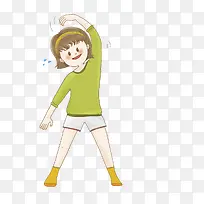 手绘热身运动-空若网 手绘热身运动-空若网