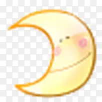 卡通可爱的月亮-空若网 卡通可爱的月亮-空若网