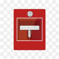 手绘安全消防报警器矢量-空若网 手绘安全消防报警器矢量-空若网