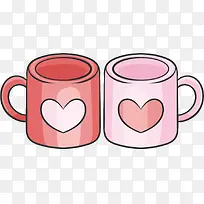 情人节情侣圆形杯-空若网 情人节情侣圆形杯-空若网