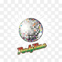 迪厅水晶镭射球矢量素材-空若网 迪厅水晶镭射球矢量素材-空若网