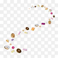 漂浮甜品点心食物-空若网 漂浮甜品点心食物-空若网