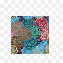 彩色蒲公英印花-空若网 彩色蒲公英印花-空若网