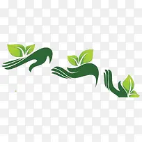 创意设计素材手掌树小插画-空若网 创意设计素材手掌树小插画-空若网