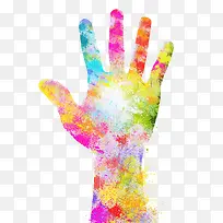 手绘手掌-空若网 手绘手掌-空若网