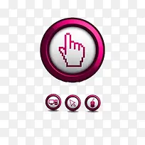 紫色点击进入按钮-空若网 紫色点击进入按钮-空若网