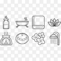 白色洗澡用品-空若网 白色洗澡用品-空若网