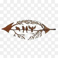 创意树枝小鸟树叶-空若网 创意树枝小鸟树叶-空若网