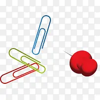 回形针png矢量素材-空若网 回形针png矢量素材-空若网