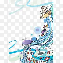 手绘插画系列-空若网 手绘插画系列-空若网