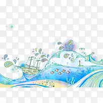 手绘插画系列-空若网 手绘插画系列-空若网