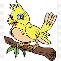 站在树枝上的小鸟-空若网 站在树枝上的小鸟-空若网