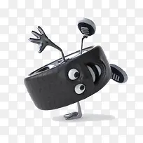 卡通卡车轮胎矢量-空若网 卡通卡车轮胎矢量-空若网