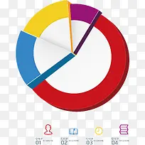 多彩立体玫瑰图表-空若网 多彩立体玫瑰图表-空若网