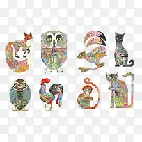 动物花纹-空若网 动物花纹-空若网