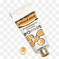 橙色漂亮颜料管-空若网 橙色漂亮颜料管-空若网