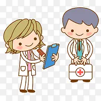 矢量医生出诊素材-空若网 矢量医生出诊素材-空若网