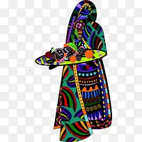 手绘印度人-空若网 手绘印度人-空若网