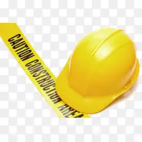 安全帽和黄色带子-空若网 安全帽和黄色带子-空若网