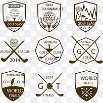 高尔夫标志标识-空若网 高尔夫标志标识-空若网