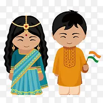 矢量印度卡通人物-空若网 矢量印度卡通人物-空若网