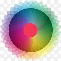 矢量图彩色花纹-空若网 矢量图彩色花纹-空若网