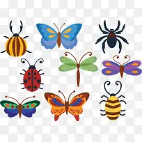 矢量图昆虫集合-空若网 矢量图昆虫集合-空若网