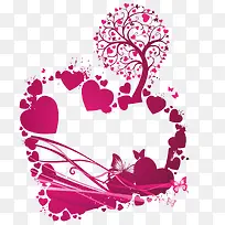 爱心树藤-空若网 爱心树藤-空若网