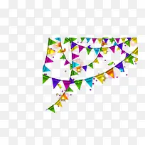彩旗装饰素材-空若网 彩旗装饰素材-空若网