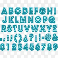 蓝色字母数字符号-空若网 蓝色字母数字符号-空若网