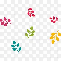 彩色树叶-空若网 彩色树叶-空若网