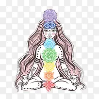 瑜伽培训矢量素材-空若网 瑜伽培训矢量素材-空若网