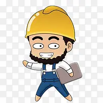 卡通的络腮胡男人-空若网 卡通的络腮胡男人-空若网