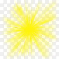 黄色创意放射性光效-空若网 黄色创意放射性光效-空若网