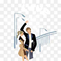 逛街的时尚男女-空若网 逛街的时尚男女-空若网