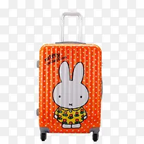 橙色米菲行李箱-空若网 橙色米菲行李箱-空若网